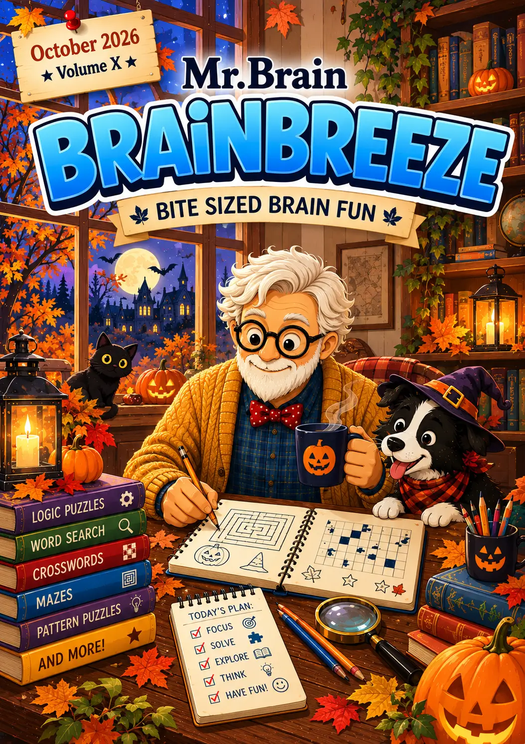 Cover of BrainBreeze Volume X, October 2026