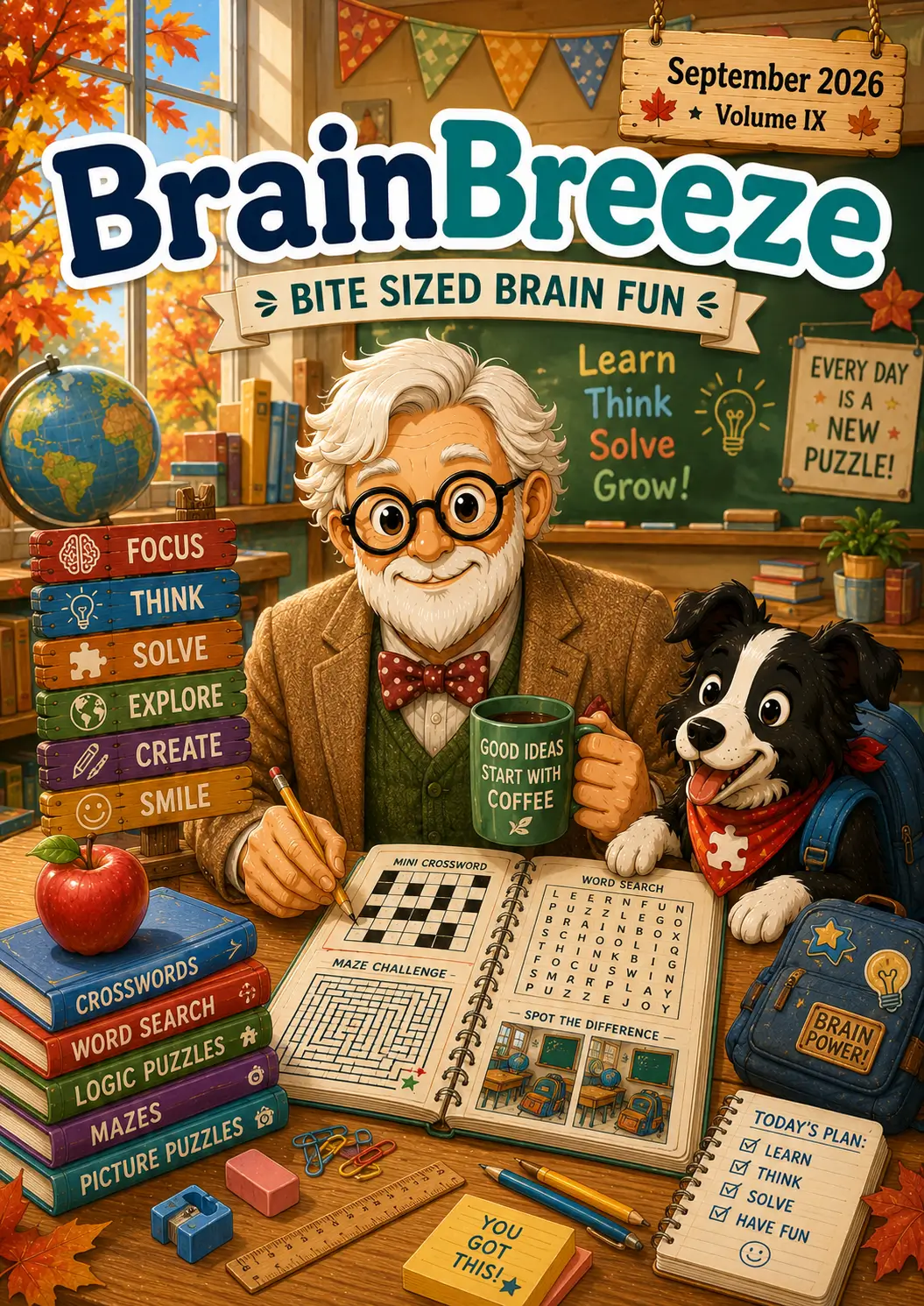 Cover of BrainBreeze Volume IX, September 2026