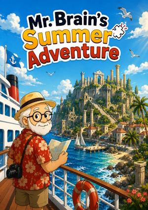 Mr. Brain Summer Adventure book cover