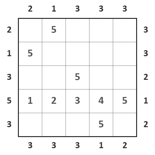 skyscrapers puzzle illustration 2