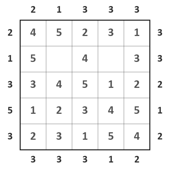 skyscrapers puzzle illustration 8